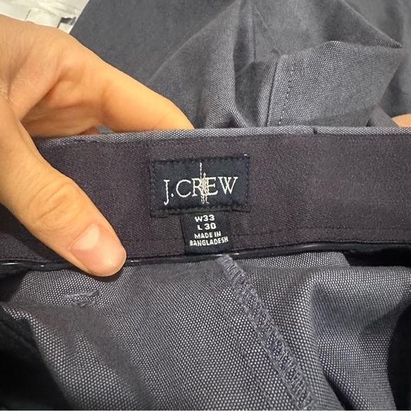 J crew navy Oxford 770™ Straight-fit tech oxford pant - Picture 6 of 8